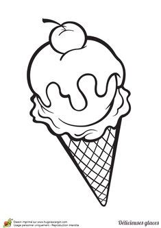 Maybe you would like to learn more about one of these? Une glace à l'italienne dans un cornet, à colorier | Coloriages pour les gourmands | Summer ...