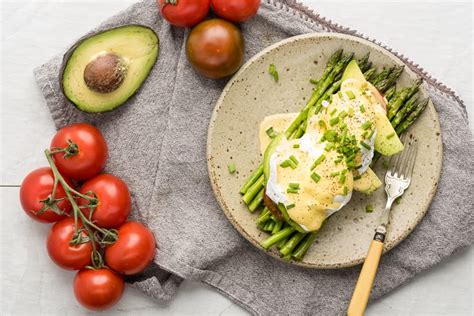 Heart Healthy Eggs Benedict Recipe With Asparagus Dr Axe