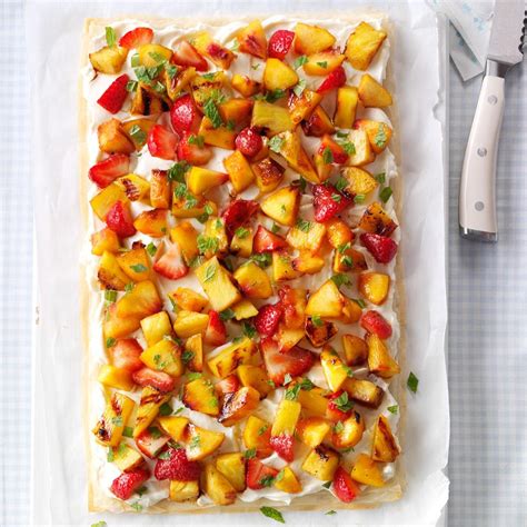 Frozen fruit desserti heart nap time. Grilled Fruit Phyllo Tart Recipe | Taste of Home