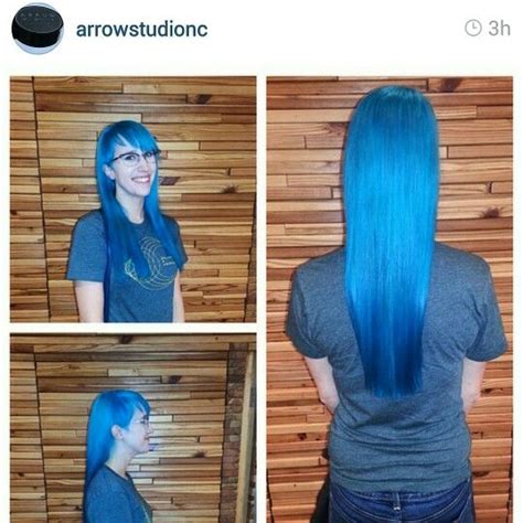 See more ideas about goldwell, elumen hair color, hair color without ammonia. Goldwell Elumen TQ@all turquoise blue hair color shaved ...