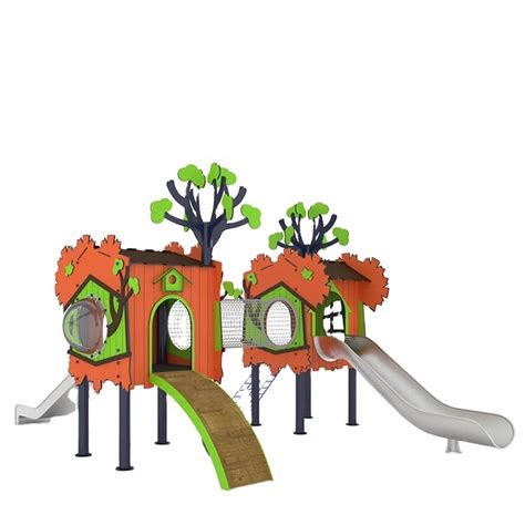 Multifunctional Kids Outdoor Playground Equipment With Big Stainless