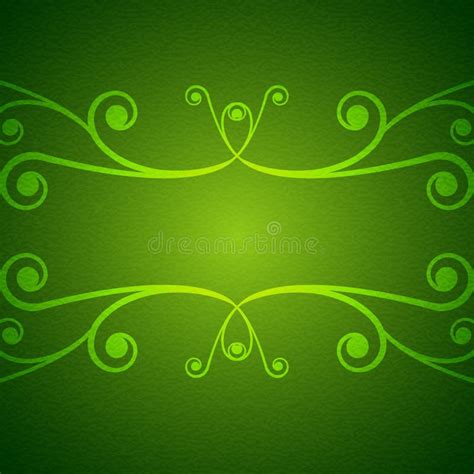 Green Swirl Background Stock Vector Illustration Of Pattern 28272681