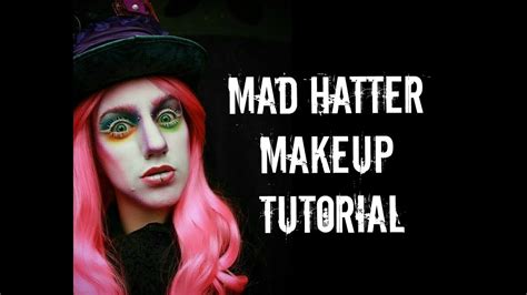 The Mad Hatter Makeup Tutorial Alice In Wonderland Youtube