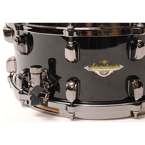 Tama Starclassic Maple Mas1465bn Pbk 14 X 65 Piano Black Snare