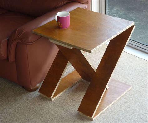Sort by popularity sort by name sort by cost. Collapsible Z-Shaped Side Table | Diy side table, Foldable ...