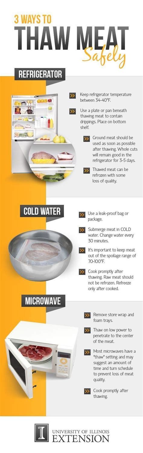 Defrost Meat Quickly Safely Properly The Whoot Food Safety And