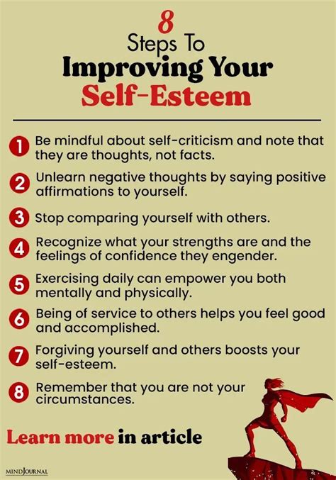How To Improve Your Self Esteem 8 Steps Self Esteem Activities