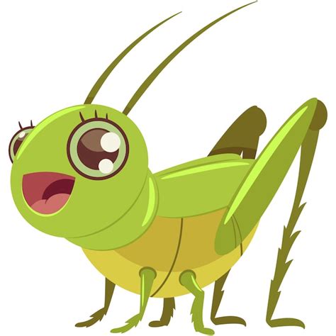 Grasshopper Ilustracion De Dibujos Animados Vector Grafico Vectorial Images