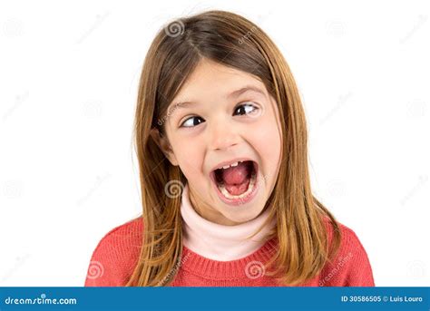 Funny Faces Stock Image Image Of Happy White Childhood 30586505