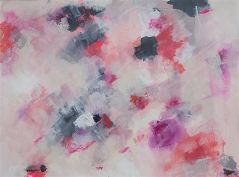 Pretty In Pink Abstract Paintings By Melanie Biehle