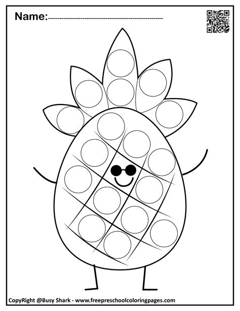 Dot Marker Coloring Pages Coloring Home
