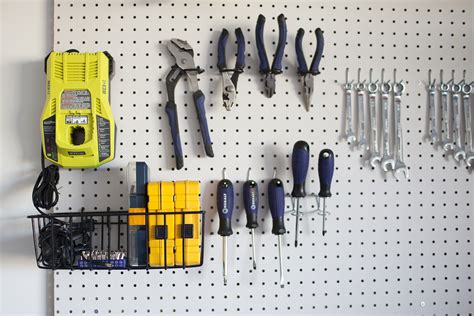 How To Make A Diy Garage Pegboard For Easy Tool Organization