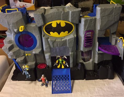 Imaginext Batman Batcave Hq Base Playset And Figures Fisher Price Toy