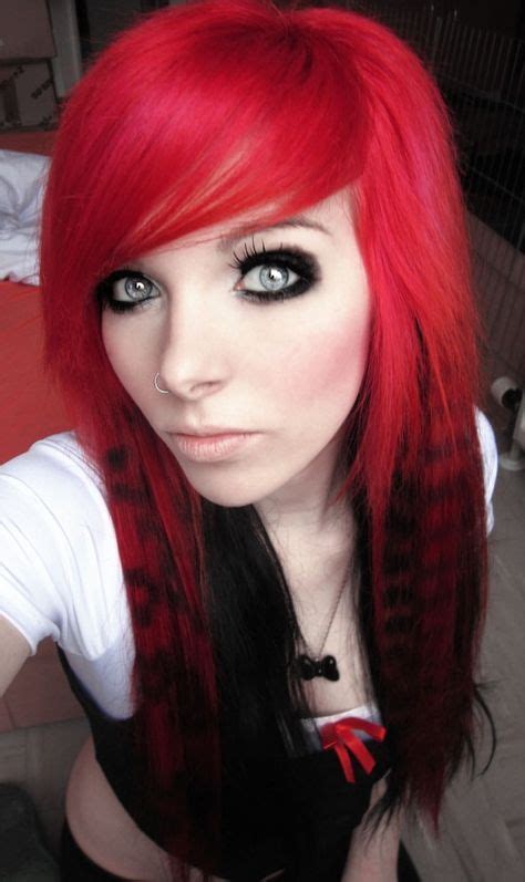 Red And Black Hairstyles Women Hairstyles World Hairstyle