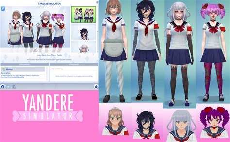 Sims 4 Anime School Uniform