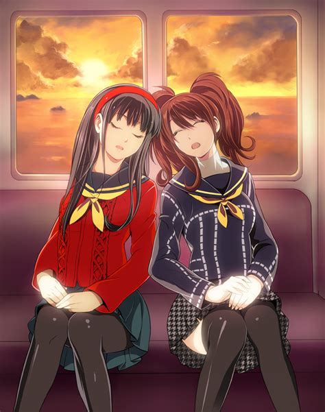 Amagi Yukiko And Kujikawa Rise Persona And More Drawn By Kaiseki