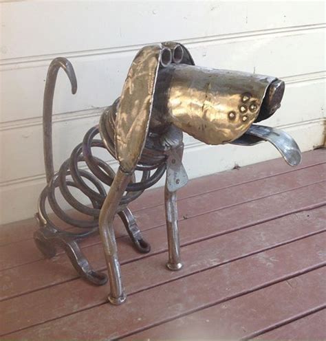 Scrap Metal Dog Sculptureby Wayne Dayman On Fb Upcycleit