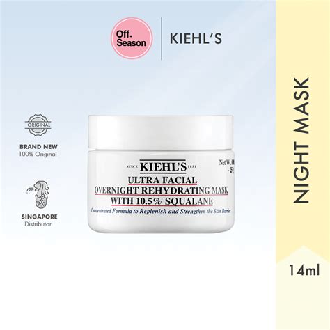 Kiehls Ultra Facial Overnight Hydrating Mask With 105 Squalane