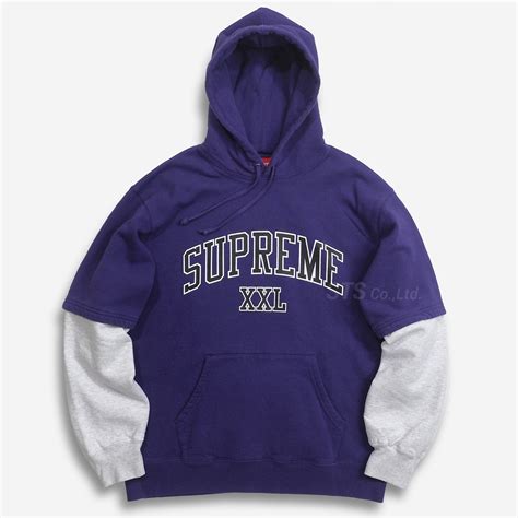 supreme xxl hooded sweatshirt parksider