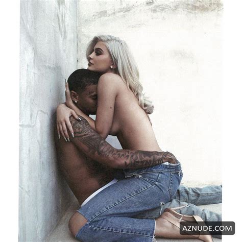 Kylie Jenner Topless With Her Man Aznude