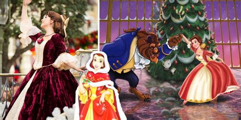 The Real Reason Why Belle Has A Special Disney World Christmas Dress