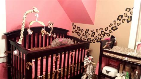 cheetah  leopard print baby bella maya crib set