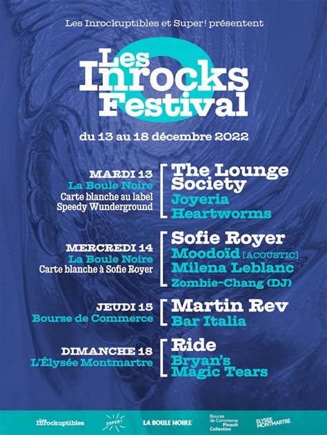 Festival Les Inrocks Festival 2022 Romu Rocks