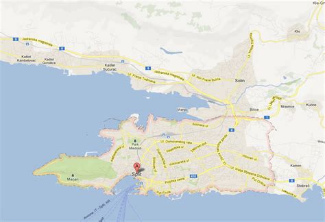 Split Map - Croatia