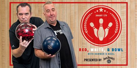 Red White And Bowl With Hammer And Nigel Presented By Jack Daniels Royal