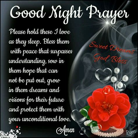 Prayer Good Night Blessings  Davidchirot