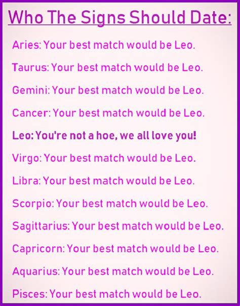 Maybe you would like to learn more about one of these? Who The Signs Should Date. | Zodiac signs funny, Zodiac ...