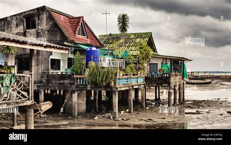Fishing Village Andaman Sea Shore In Thailand Stock Photo Alamy