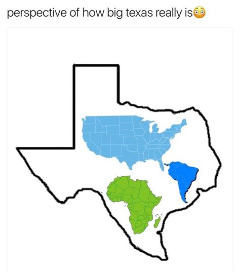 Perspective of how big texas really isé