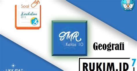 Batik merupakan salah satu budaya nasional indonesia yang sudah mendunia, tidak jarang pejabat negara ataupun masyarakat umum menggunakan pakaian bernuansa. Soal dan Pembahasan PAT Geografi Kelas 10 Tahun 2020 K13 PDF
