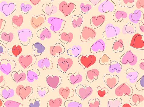 66 Cute Hearts Background Wallpapersafari