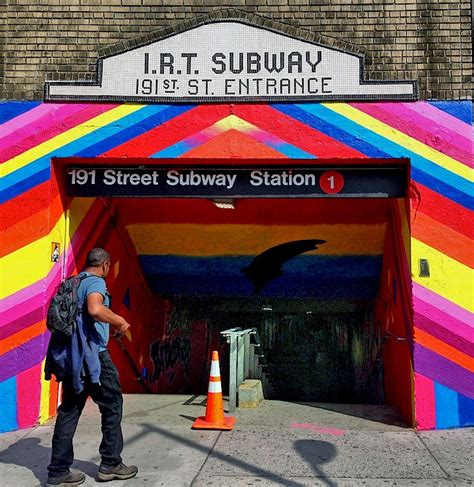 Mural Art Beautifies The Washington Heights 191st Subway Tunnel