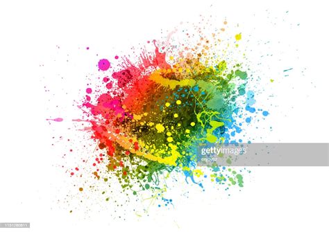Rainbow Paint Splash High Res Vector Graphic Getty Images