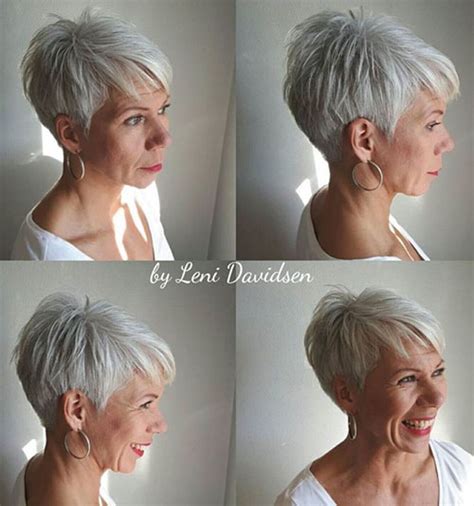 20 Grey Pixie Styles That Reflect Personality Pixie Cut Haircut For 2019