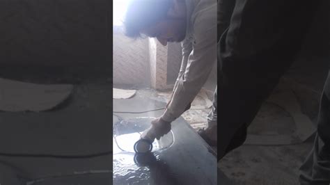 The granite top has been drilled for the sink, as well as a soap dispenser, an ro/instant hot water dispenser and. Cut a sink hole in a Granite countertop morbale - YouTube