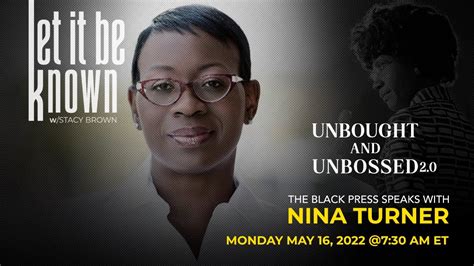 Unbought And Unbossed 2 0 The Black Press Speaks To Nina Turner Youtube