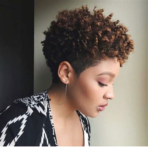 Short Tapered Natural Hair Styles 40 Cute Tapered Natural Hairstyles For Afro Hair