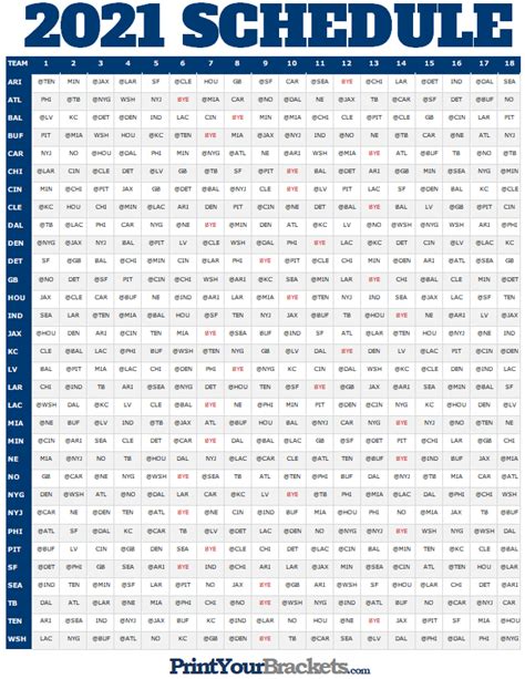 Top Nfl Schedule Week 17 Printable Derrick Website