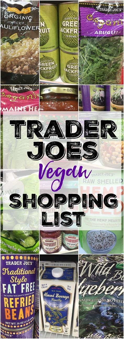 Some former items have been removed because they're no longer sold at trader joe's. Trader Joe's Vegan Shopping List | Vegan shopping list ...