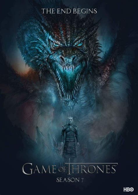 Game Of Thrones Saison 7 Affiche Game Of Thrones Dragons Watch