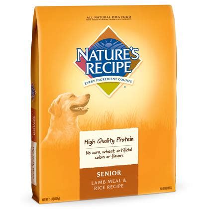 What is the best senior dog food? Nature's Recipe Senior Lamb Meal & Rice Dry Dog Food ...