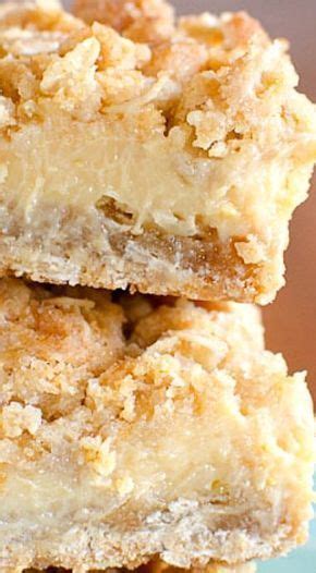 Lemon creme bars are so delicious; Oatmeal Lemon Cream Bars in 2020 (With images) | Desserts ...