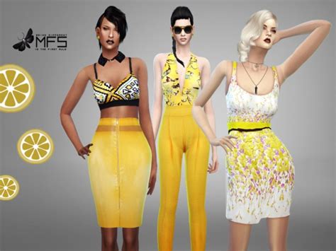 Mfs Yellow Mood Collection By Missfortune At Tsr Sims 4 Updates
