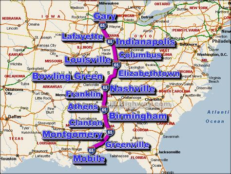 Elkmont campgrounds and rv parks. I-65 Traffic