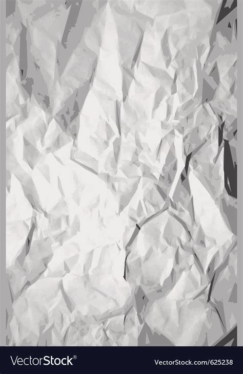 Crumpled Paper Texture Royalty Free Vector Image