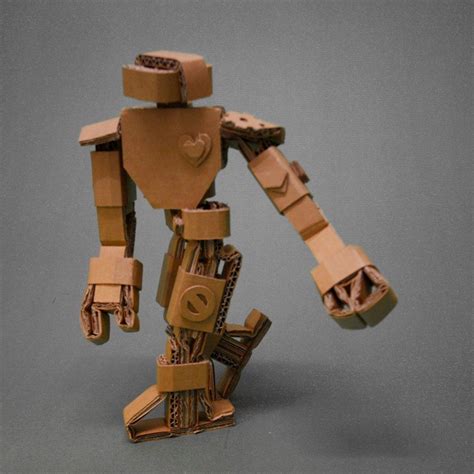 Papercraft Cardboard Robots Cardboard Robot Cardboard Sculpture